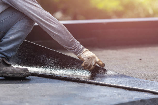 Professional Waterproofing technician working in Gosport, IN